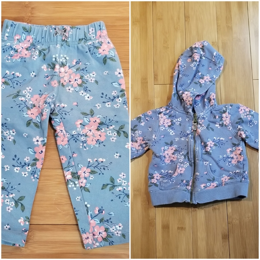 Toddler girls jogger suit 18mths